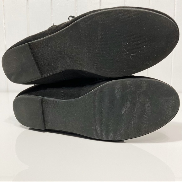 Arizona Jeans Black Suede Tiva Fringe Boots Sise 9M - Picture 13 of 14